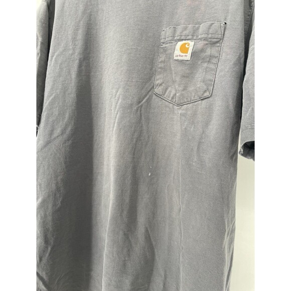 Carhartt Shirt Pocket Tee Logo Workwear Original Fit Skater Thrashed K87 Tall - Picture 11 of 13